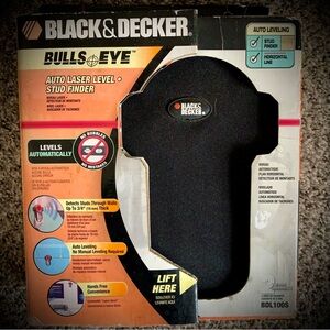 🛠️ Black & Decker Bullseye Auto Laser Level + Stud Finder – NEW / UNUSED 🛠️